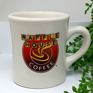 Waffle House White Ceramic Dining Mug